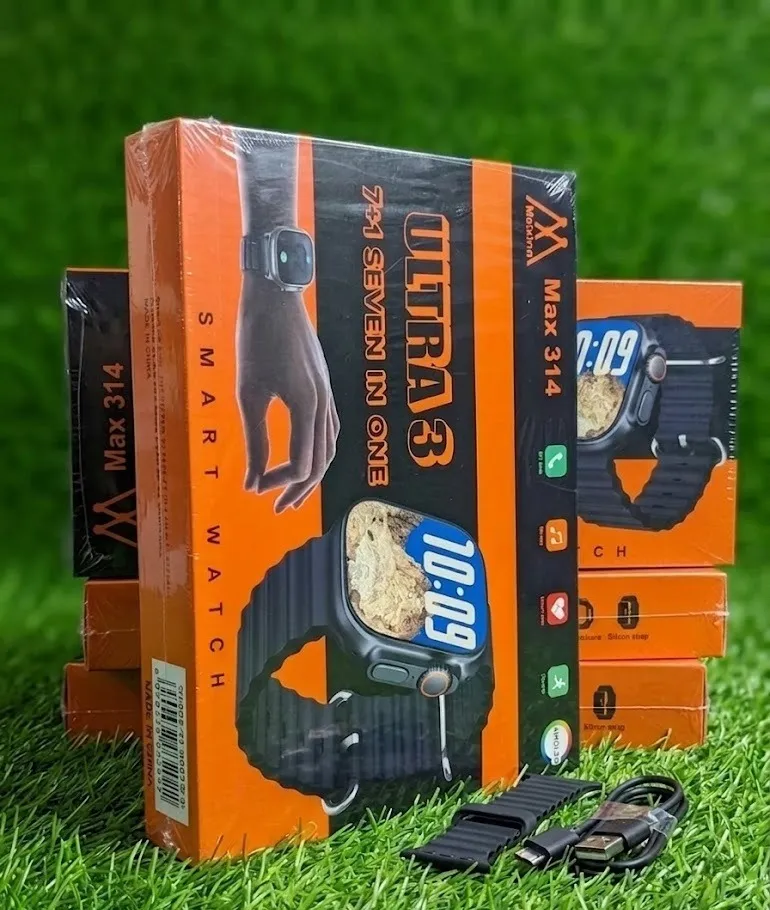 Smart Watch Ultra 3 with 7 Strips